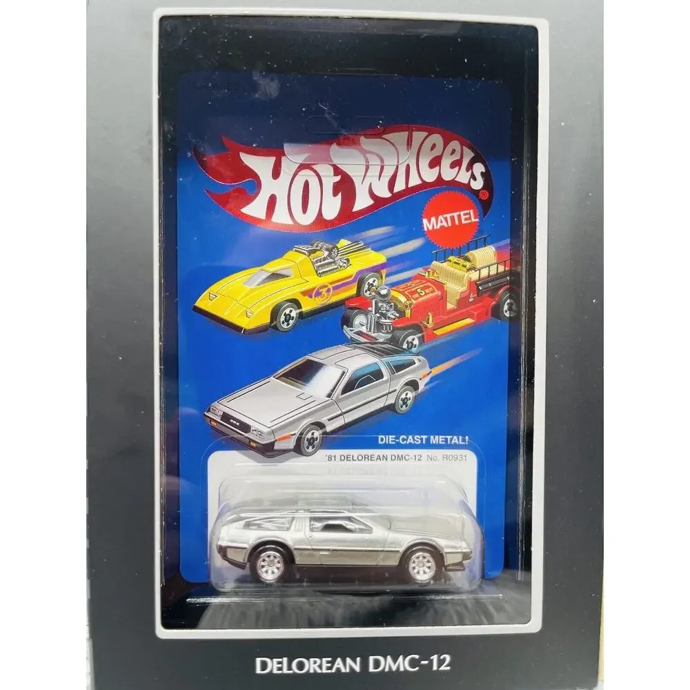 Mattel Creations Hot Wheels x DeLorean DMC-12 & Alpha5 Collector Set New In Box